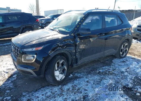 2025 Hyundai Venue Sel z USA, uszkodzony, nr VIN KMHRC8A38SU406900